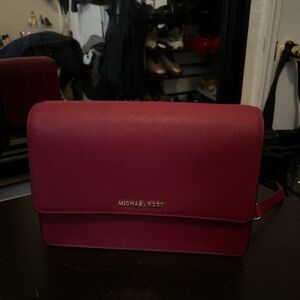 Michael Kors Deep Red Crossbody Bag